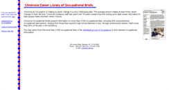 Desktop Screenshot of chroniclecareerlibrary.com